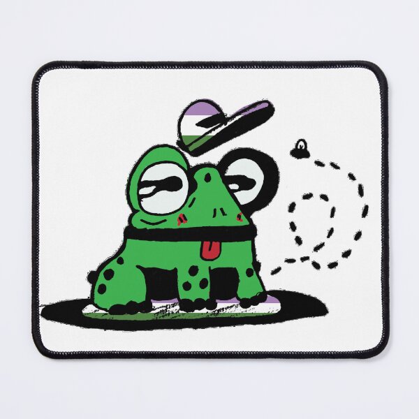 Item preview, Frog with Genderqueer Pride designed and sold by Scribnib.