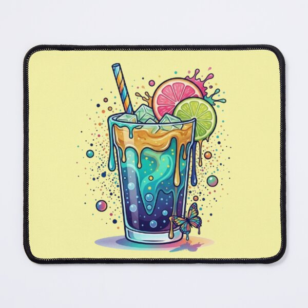 Item preview, Tropical Splash – Colorful Summer Drink Art designed and sold by Dogandesighn.