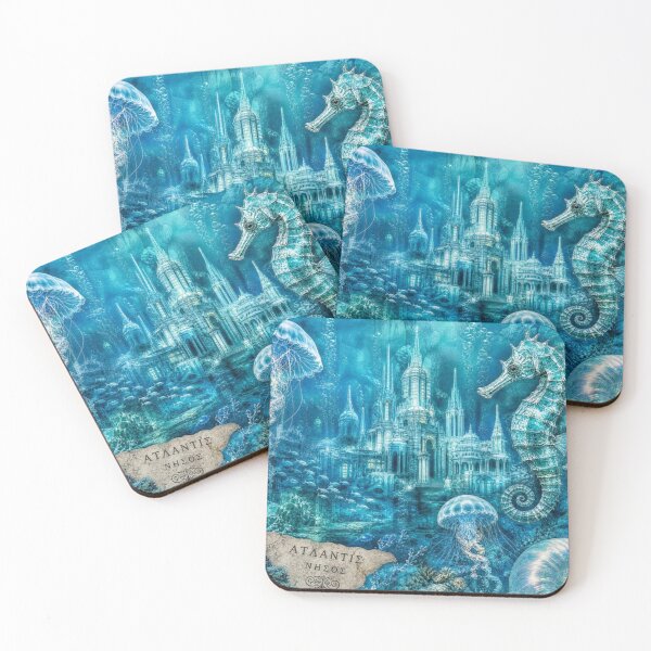 Item preview, Atlantis Reimagined: Submerged Crystal City designed and sold by DarVibe Designs.