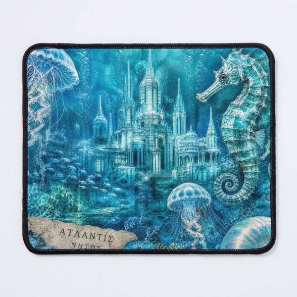 Item preview, Atlantis Reimagined: Submerged Crystal City designed and sold by DarVibe Designs.