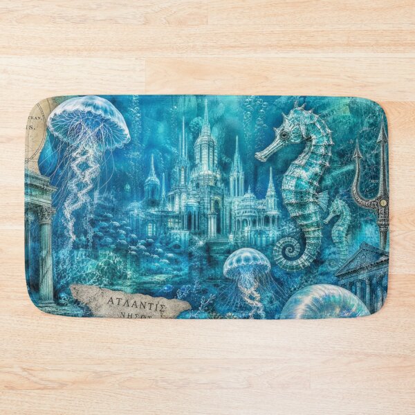 Item preview, Atlantis Reimagined: Submerged Crystal City designed and sold by DarVibe Designs.