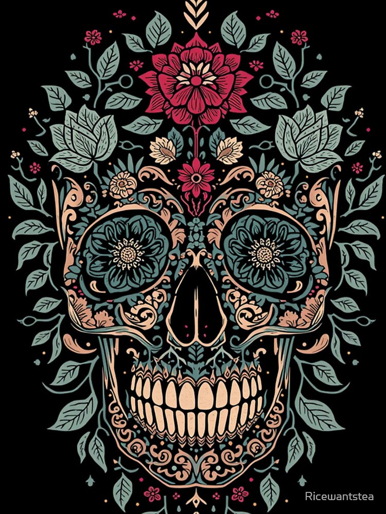 Thumbnail 4 of 4, iPhone Case, Skull designed and sold by Ricewantstea.
