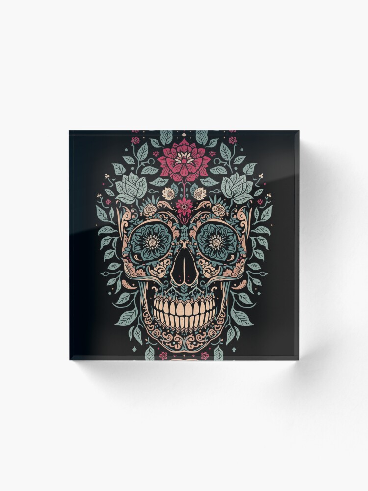 Thumbnail 1 von 5, Acrylblock, Skull designt und verkauft von Ricewantstea.