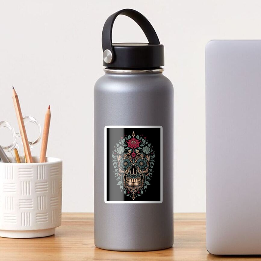 Vista previa del artículo con la obra «Pegatina brillante», diseñado y vendido por Ricewantstea.
