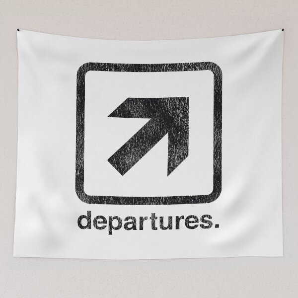 Item preview, Departures Sign designed and sold by TheDisloyalists.