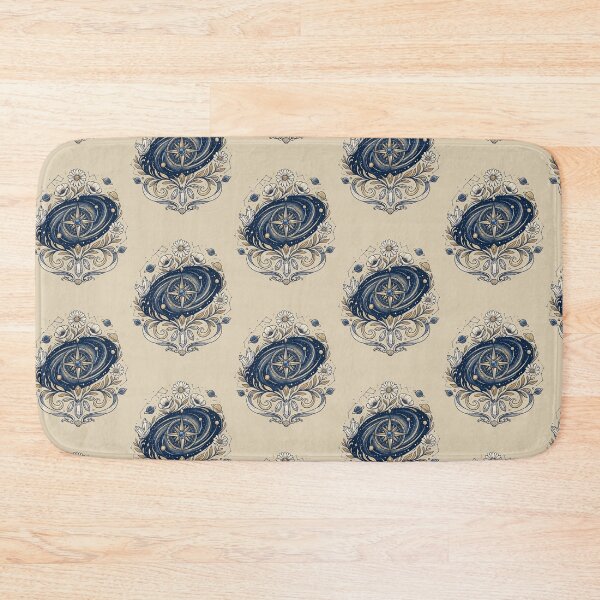Item preview, Celestial Compass Floral Galaxy designed and sold by GoldenPetalAma.
