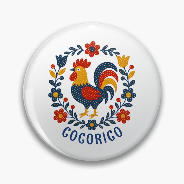 Item preview, French Country Rooster Cocorico designed and sold by AntiqueImages.