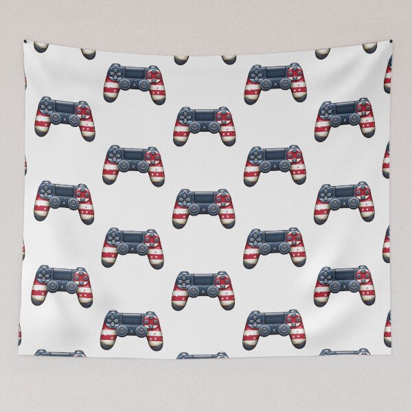 Item preview, American Flag Gamer 4th of July Video Games USA Patriotic designed and sold by smartrocket.