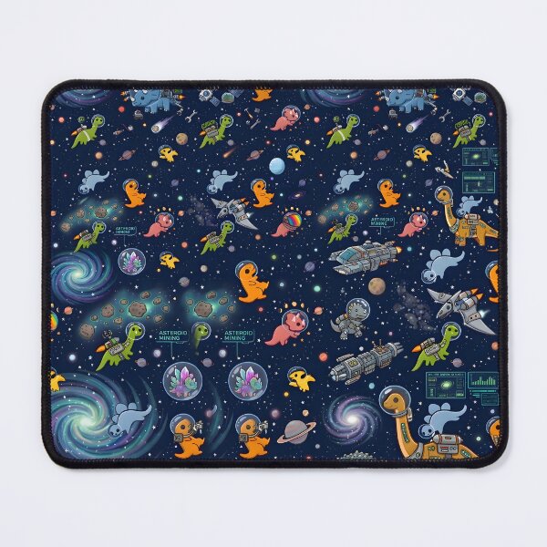 Item preview, Dinosaurs In Space Pattern designed and sold by Differenceee.