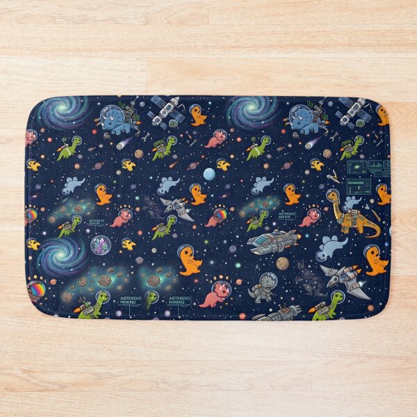 Item preview, Dinosaurs In Space Pattern designed and sold by Differenceee.