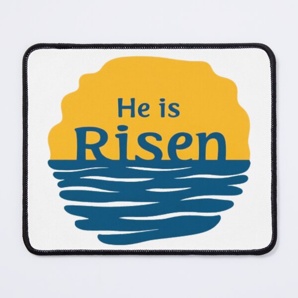 Item preview, He Is Risen Bold Faith Typography Design designed and sold by Dreprogress.