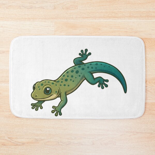 Item preview, Emerald Green Gecko Reptile Sticker designed and sold by HoneyBreezeCo.