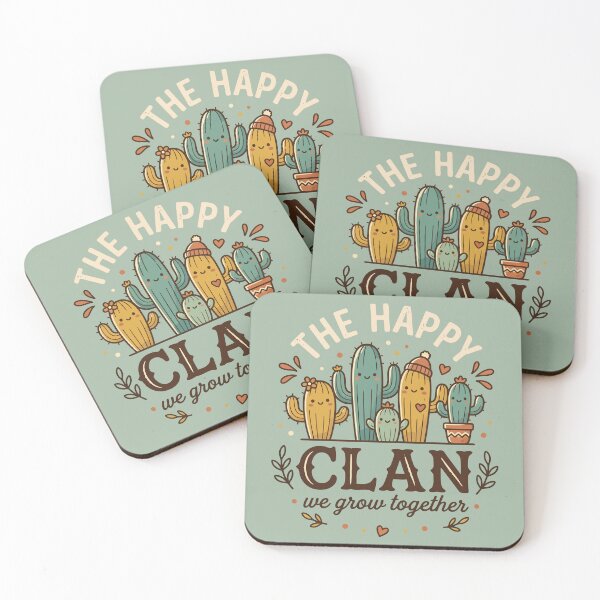 Item preview, The Happy Clan Cactus designed and sold by Amir Faysal.