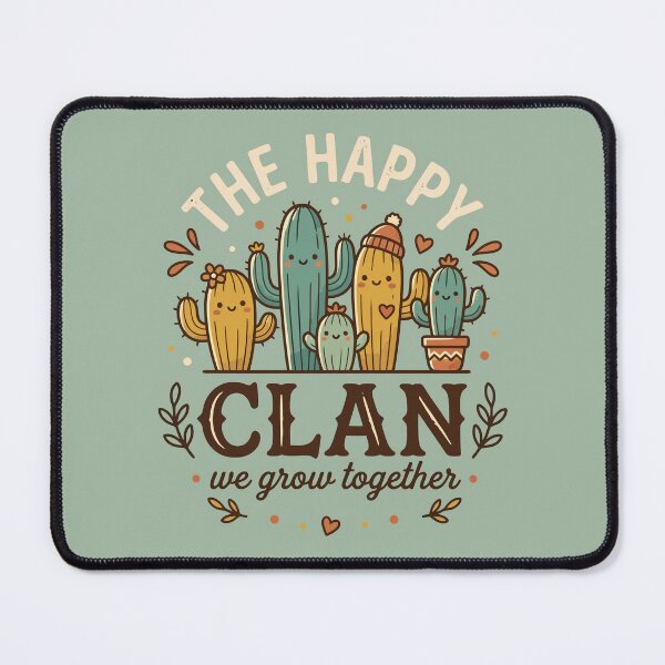 Item preview, The Happy Clan Cactus designed and sold by Amir Faysal.