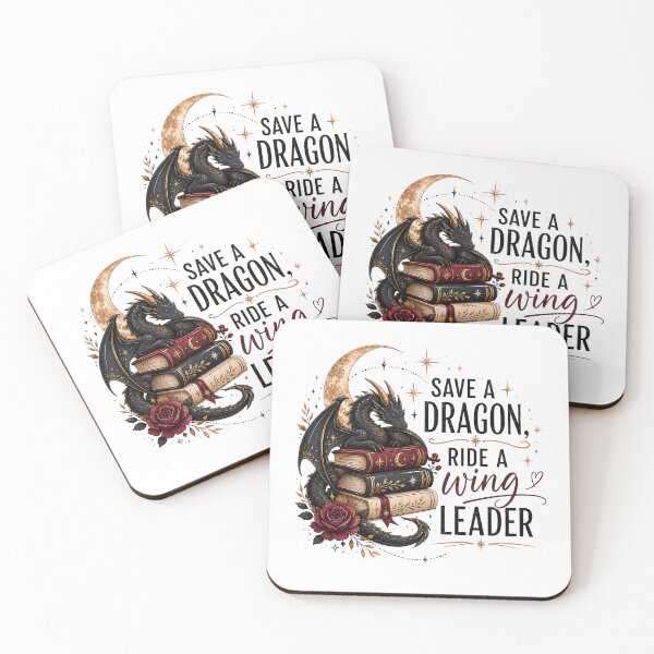 Item preview, Save a Dragon, Ride a Wing Leader | Funny Romantasy Reader Design designed and sold by RaeaSunShineDesigns.