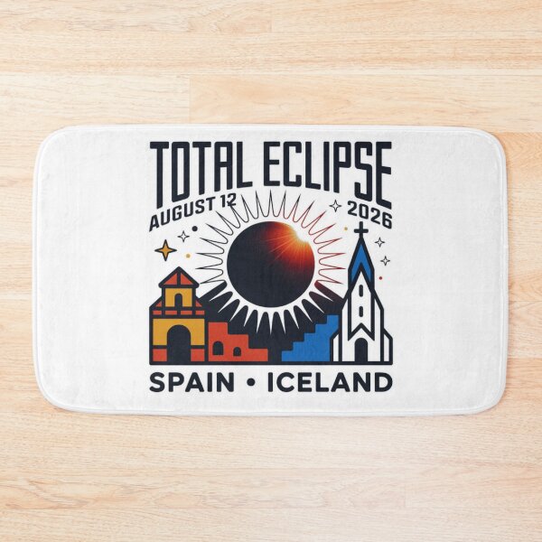 Item preview, Total Solar Eclipse 2026 Spain & Iceland designed and sold by MerchlyMike.