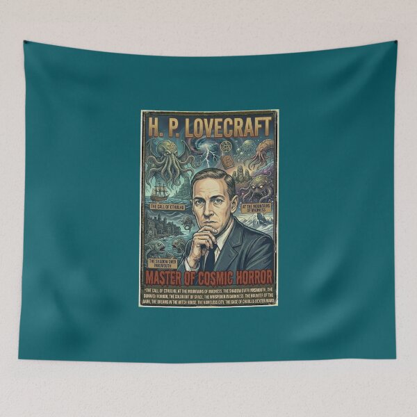 Item preview, H. P. Lovecraft Poster designed and sold by Halifaxartguy.