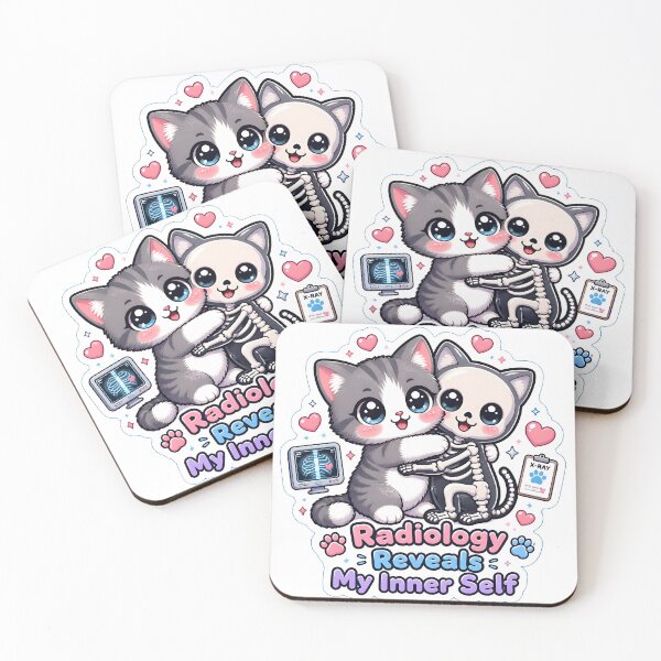 Item preview, Radiology Reveals My Inner Self | Kawaii Veterinary X-Ray Kitten designed and sold by Bettybee00.