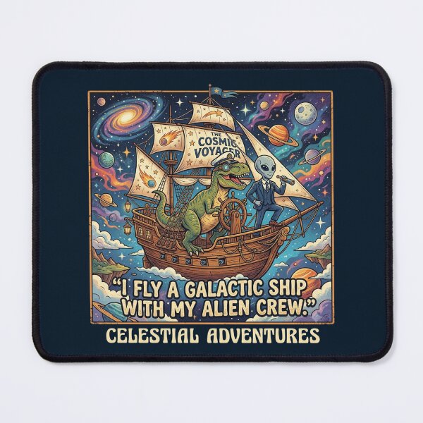 Item preview, Cosmic Voyager – Galactic Adventure Crew designed and sold by Dogandesighn.