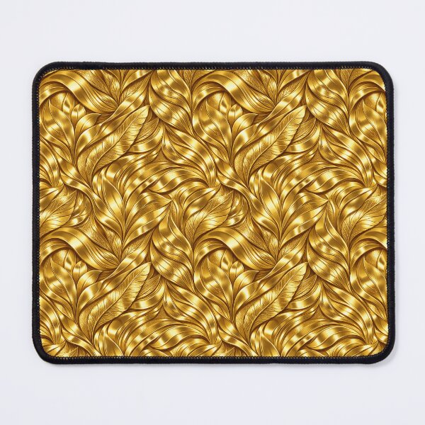 Item preview, Golden Organic Flow – Seamless Nature‑Inspired Pattern designed and sold by RBBHovi.