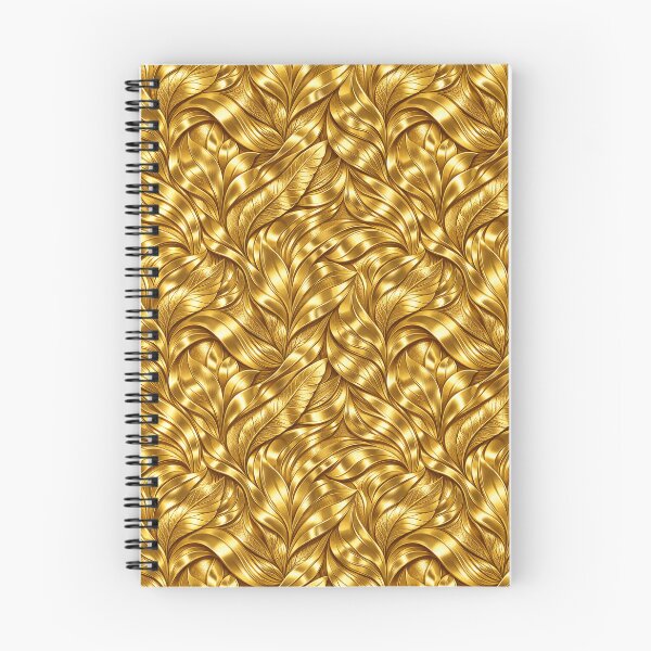 Item preview, Golden Organic Flow – Seamless Nature‑Inspired Pattern designed and sold by RBBHovi.