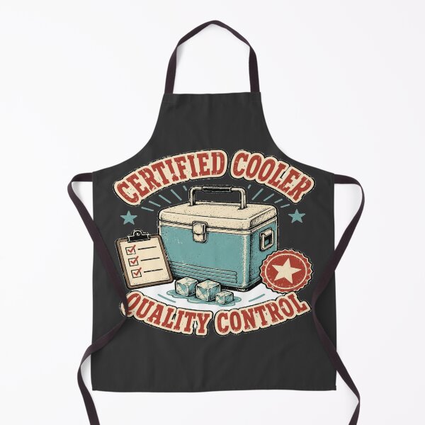 Item preview, Certified Cooler Quality Control Funny BBQ Tailgate designed and sold by POD DYNASTY.