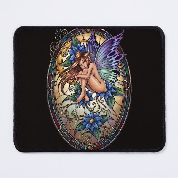 Item preview, Butterfly Fairy Stained Glass designed and sold by RedemptionTees.