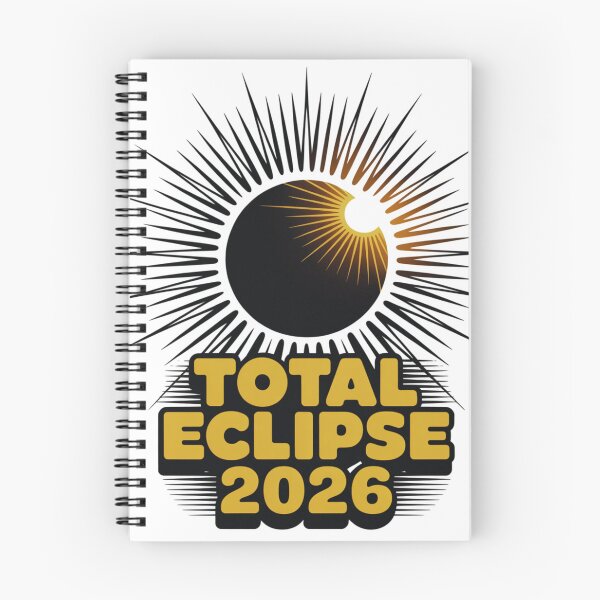 Item preview, Total Solar Eclipse 2026 Graphic designed and sold by MerchlyMike.