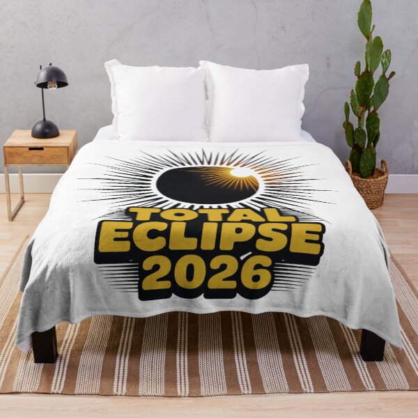 Item preview, Total Solar Eclipse 2026 Graphic designed and sold by MerchlyMike.