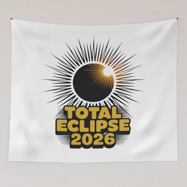 Item preview, Total Solar Eclipse 2026 Graphic designed and sold by MerchlyMike.
