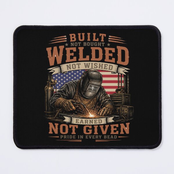 Item preview, Welded Not Wished Built By Discipline Welder Vintage T-Shirt designed and sold by LabCore.