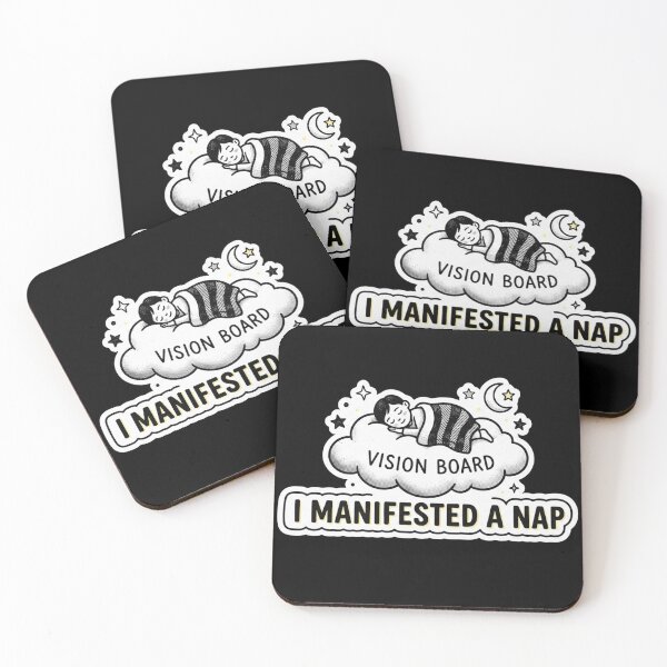 Item preview, I Manifested A Nap Funny Sleep Sticker designed and sold by BooDesignStudio.