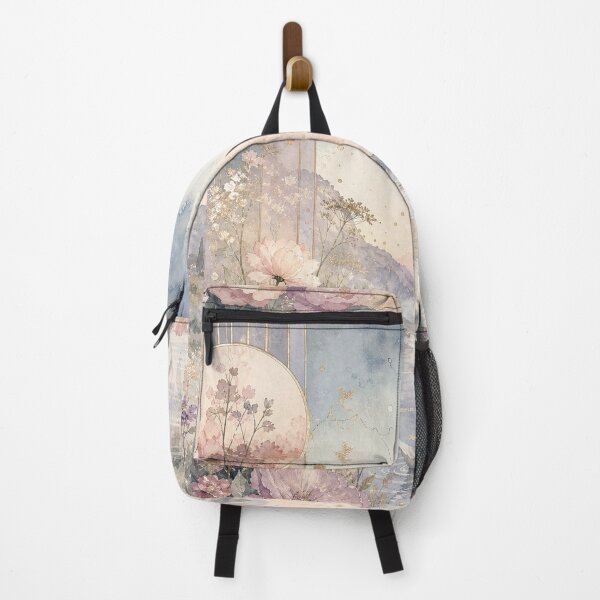 Item preview, Dreamy Swan Lake Watercolor Landscape designed and sold by ArtStyleAlice.