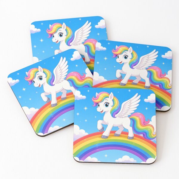 Item preview, Pegasus on a rainbow designed and sold by Zeafir.