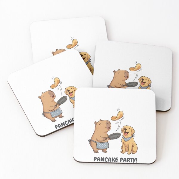 Item preview, Pancake Party Capybara Cooking For Dog designed and sold by laughingshirts.