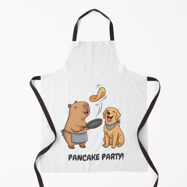 Item preview, Pancake Party Capybara Cooking For Dog designed and sold by laughingshirts.