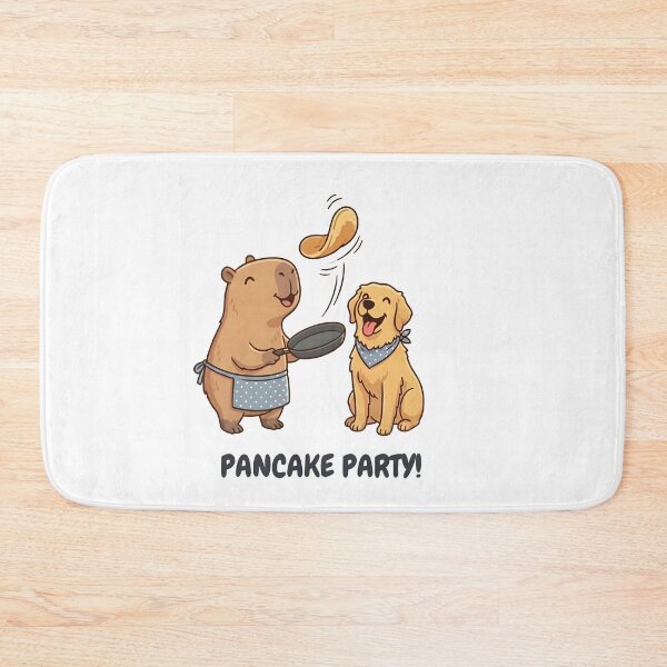 Item preview, Pancake Party Capybara Cooking For Dog designed and sold by laughingshirts.
