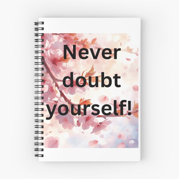 Item preview, Never Doubt Yourself Motivational Cherry Blossom designed and sold by andreavlad.