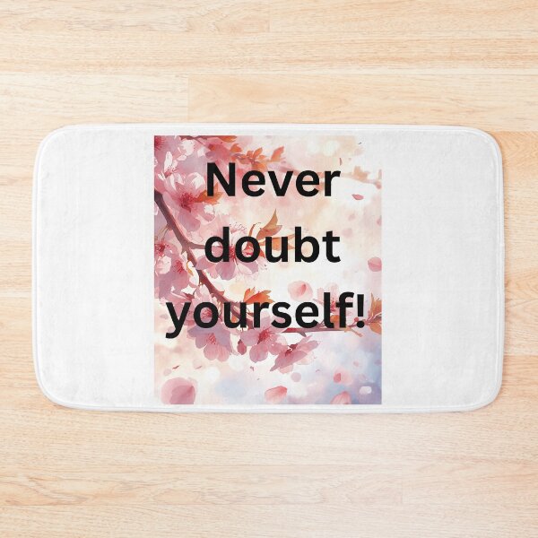 Item preview, Never Doubt Yourself Motivational Cherry Blossom designed and sold by andreavlad.
