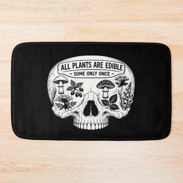 Item preview, Poison Garden Skull  All Plants Are Edible, Some Only Once designed and sold by super-think.