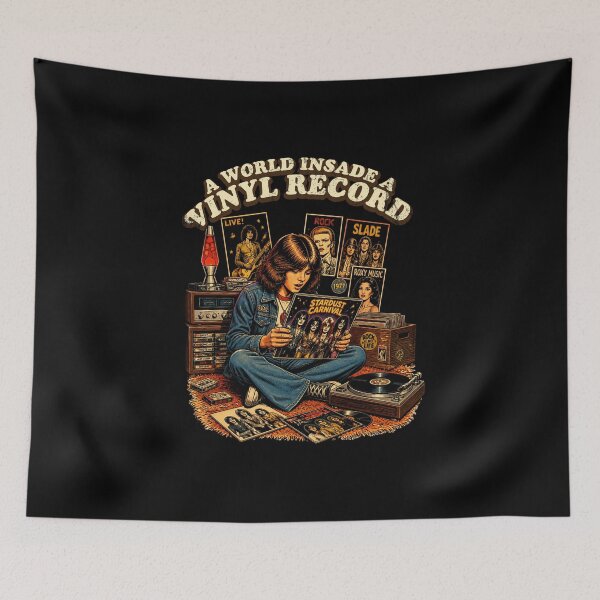 Item preview, A WORLD INSIDE A VINYL RECORD designed and sold by ROCK_WELL.
