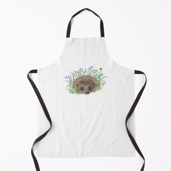 Item preview, Hedgehog Woodland flowers wild flowers wildlife Proceeds go to animal charities rescues designed and sold by AnimalFriends1.