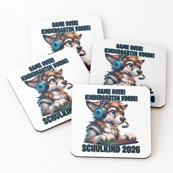 Item preview, Game Over Kindergarten Over Schoolchild 2026 Wolf designed and sold by MinimalChaosDE.