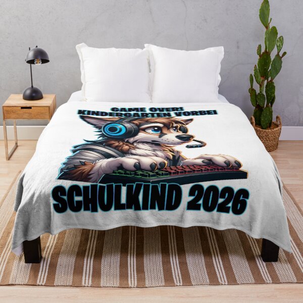 Item preview, Game Over Kindergarten Over Schoolchild 2026 Wolf designed and sold by MinimalChaosDE.