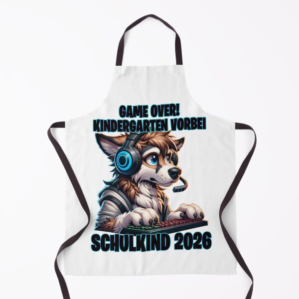 Item preview, Game Over Kindergarten Over Schoolchild 2026 Wolf designed and sold by MinimalChaosDE.