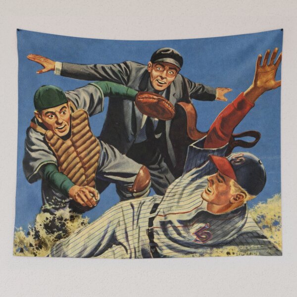 Item preview, Bill Stern’s Sports Book Retro Baseball Action Cover designed and sold by Analog Aura .