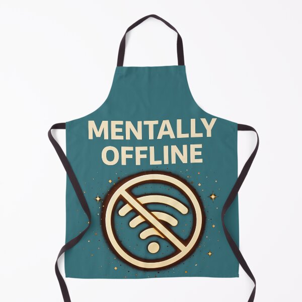 Item preview, Mentally Offline Shirt – Introvert Humor Tee | Social Battery Low Aesthetic T-Shirt | Anti Social Anxiety Gift designed and sold by FunkyVista.