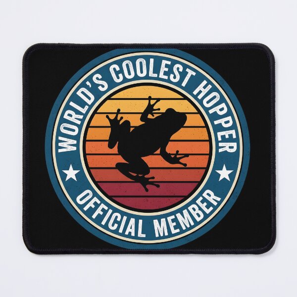 Item preview, Coolest Hopper Frog Silhouette Vintage Sunset Amphibian Design designed and sold by WarFX Designs.