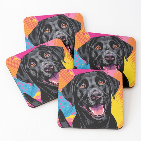 Item preview, Midnight Labrador Pop designed and sold by AbstractAnom.