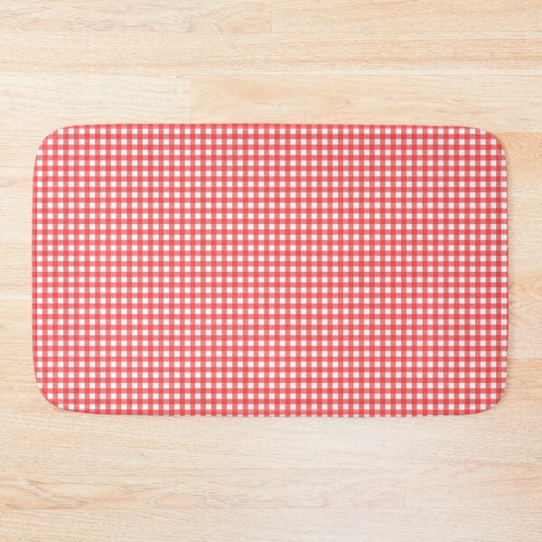 Item preview, Red and White Gingham Check Oktoberfest Pattern designed and sold by svitlaarty.